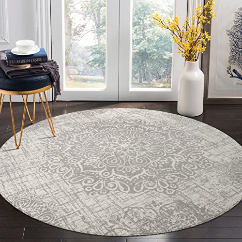 Lahome Medallion Round Rugs - Soft and Stylish Area Rugs for Your Home