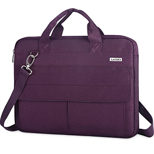 LANDICI Laptop Bag Case 15.6 Inch with Shoulder Strap