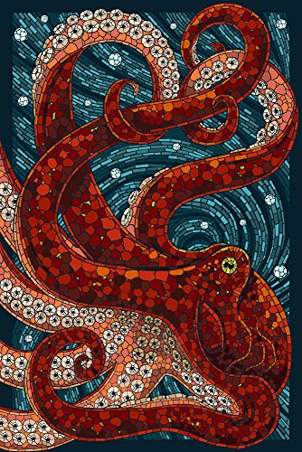 Lantern Press Octopus Art Print