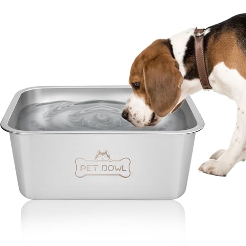 Large Capacity Stainless Steel Dog Bowls