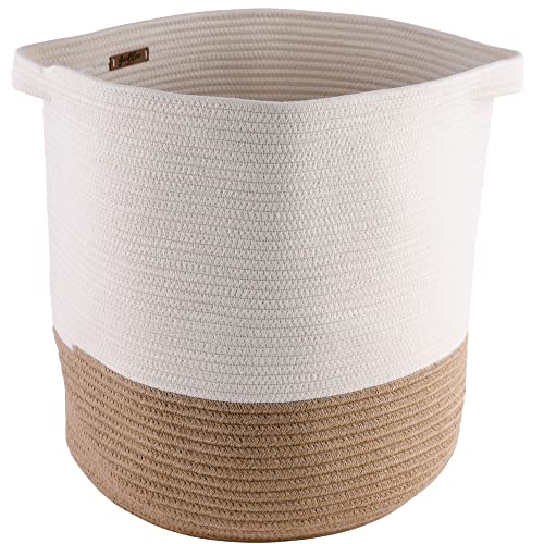 Large Cotton Rope Woven Basket for Home Storage