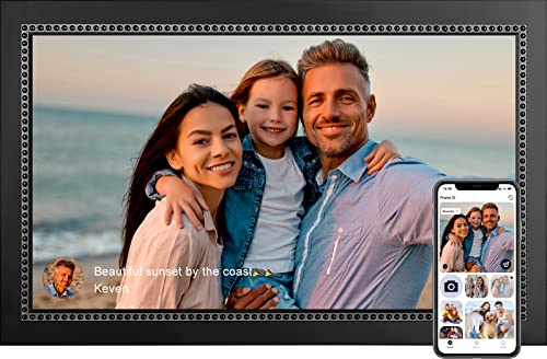 Large Digital Photo Frame with Full HD Touchscreen