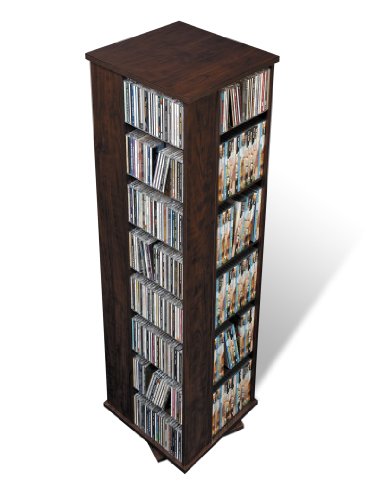 Large Four-Sided Spinning Tower Storage Cabinet