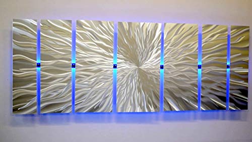 Large Metal Art Panels Cosmic Energy LED