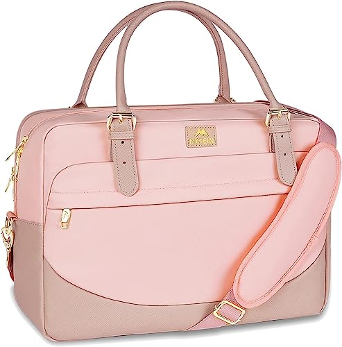 Large Pink Laptop Bag for Women - Professional Work Bag