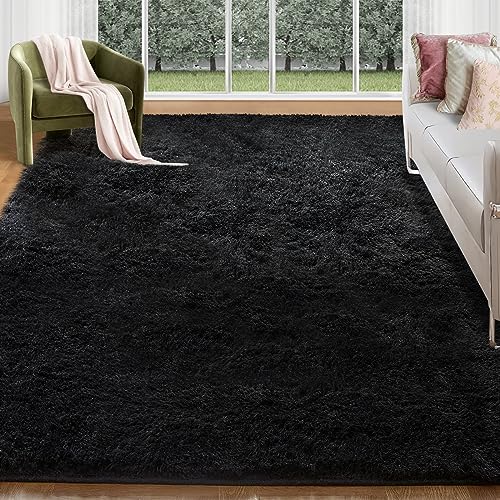 Large Shag Fluffy Bedroom Carpet