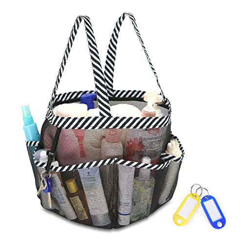 TAILI Portable Shower Caddy Basket Tote, Plastic Shower Basket with Handle,  Dorm Room Essentials Toiletry Caddy for Dorm College Bathroom Cleaning