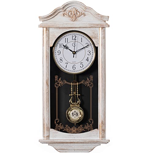 Large Vintage Grandfather Wall Clock