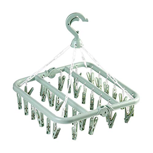 Laundry Hangers with 32 Clips
