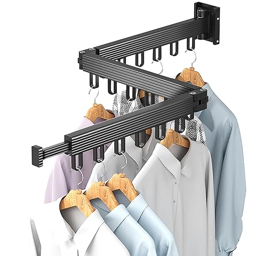 Laundry Room Wall Mounted Drying Rack