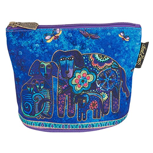 Laurel Burch Dog Cosmetic Bag Canine Family