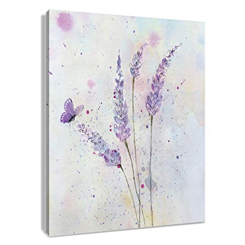 Lavender Canvas Wall Art by HVEST