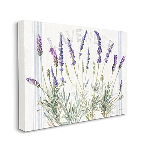 Lavender Floral Cluster Canvas Wall Art