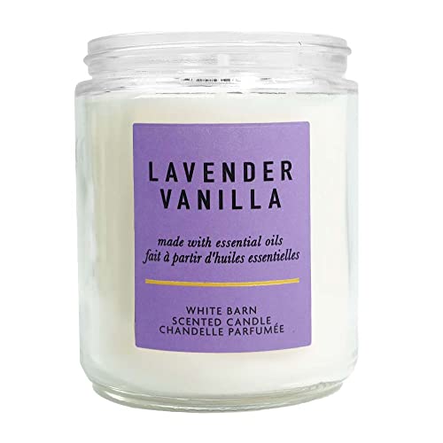 Lavender Vanilla Medium One Wick Candle