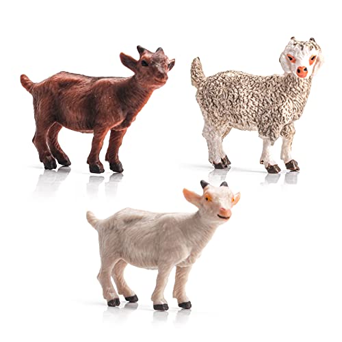 LC JoyCre Cute Sheep Figurines Farm Animals Toys