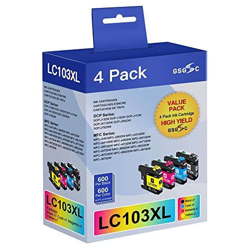 LC103 Ink Cartridges Compatible for Brother
