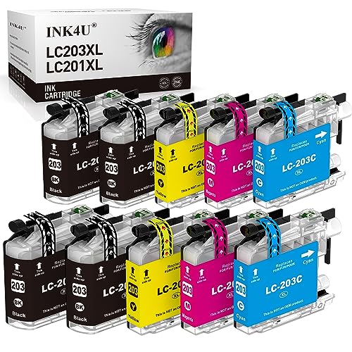 LC203XL LC201XL Ink Cartridges Brothers Printer Replacement