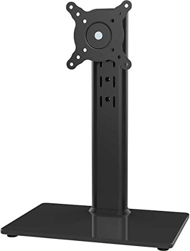 LCD Computer Monitor Stand Mount Riser with Swivel and Height Adjustment