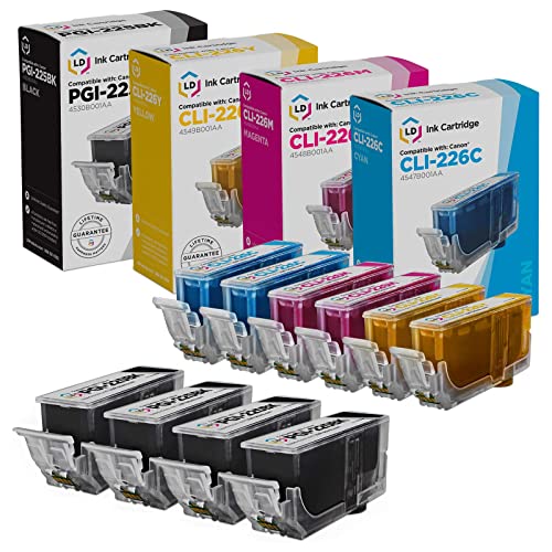 LD Compatible Ink Cartridge Replacements (12-Pack)
