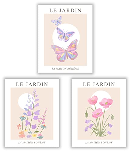 Le Jardin Room Aesthetic Posters