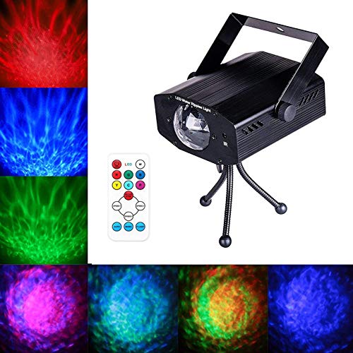 Leaden Party Laser Lights - 7 Colors LED Stage Party Light Projector