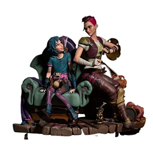 League of Legends Azure and Jinx Large Sculpture