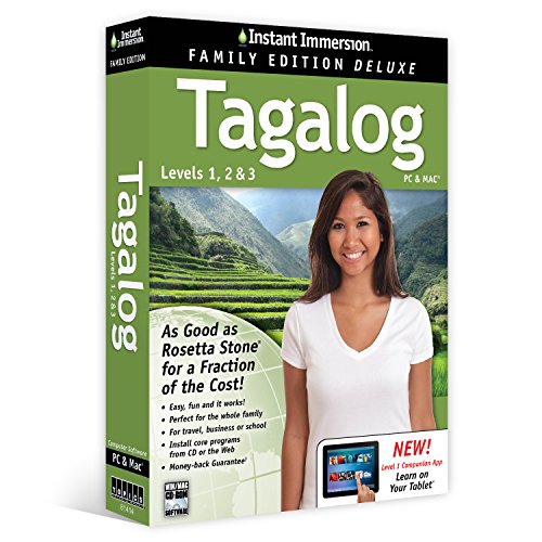 Learn Tagalog: Instant Immersion Family Edition Language Software Set - 2016 Edition