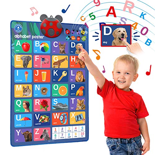 LEARNING BUGS Interactive ABC & 123s Talking Poster