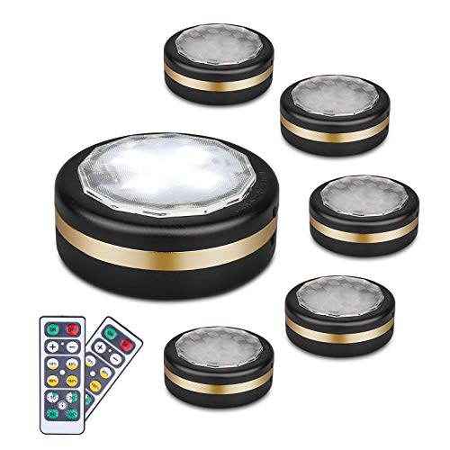 LEASTYLE Wireless LED Puck Lights