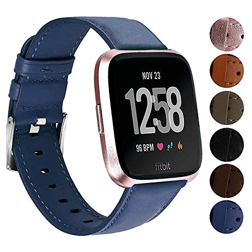 Leather Replacement Band for Fitbit Versa