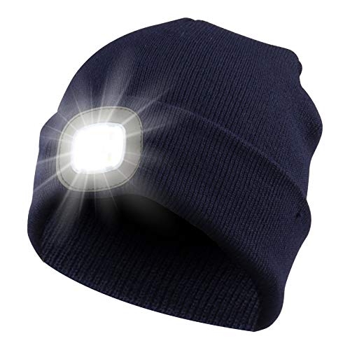LED Beanie Hat with Light