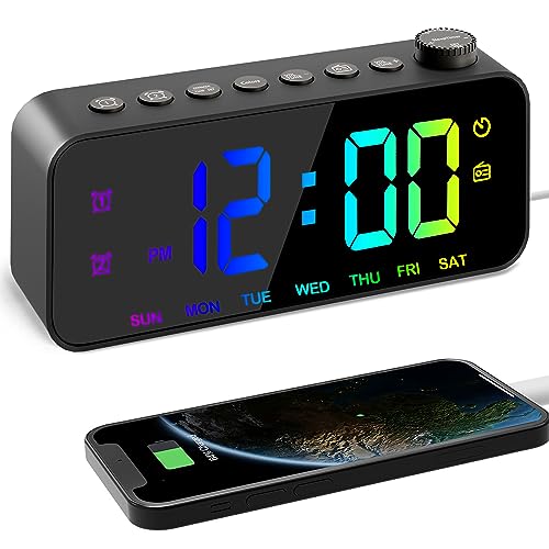LED Digital Alarm Clock Radio