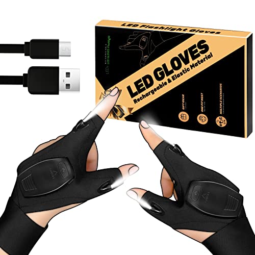 LED Flashlight Gloves Gifts