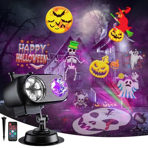 LED Holiday Projector Lights for Halloween and Christmas