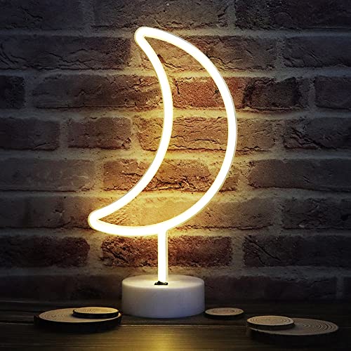 LED Moon Neon Signs