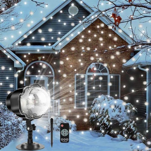 LED Snowfall Lights for Christmas and New Year Decorations