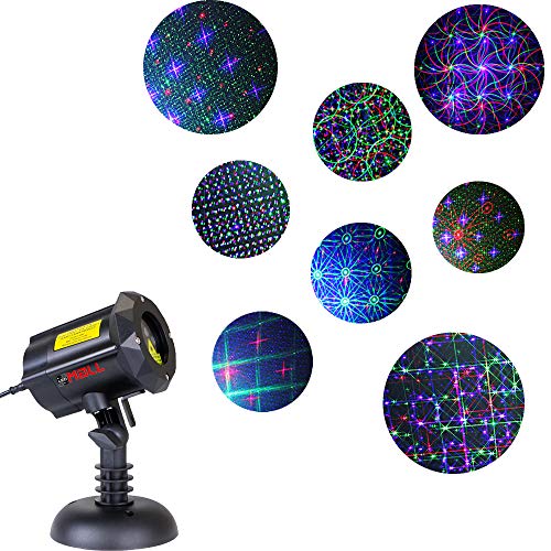 LedMall Motion 8 Patterns Christmas Laser Lights Projector