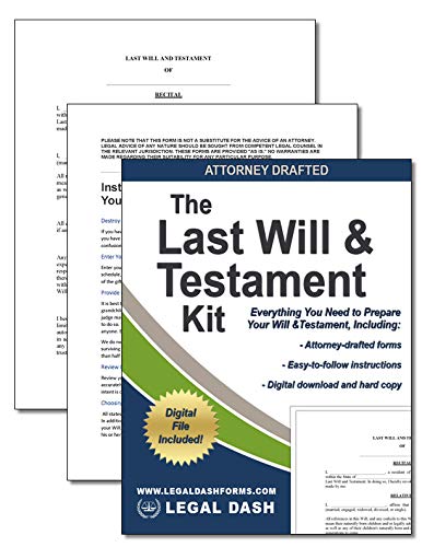 Legal Dash Last Will and Testament Kit