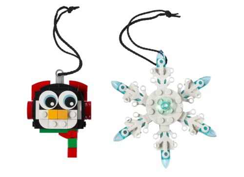 Lego Penguin & Snowflake Ornament