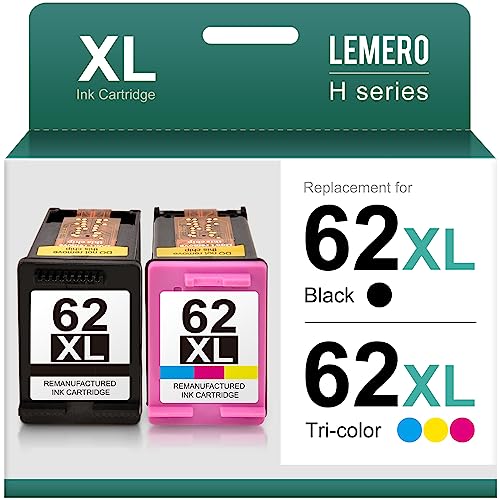 LEMERO 62XL Ink Cartridges Combo Pack