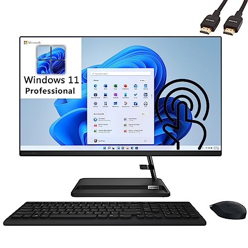 Lenovo 2023 IdeaCentre AIO 3 27" Touchscreen 300nits FHD Business All-in-One Desktop Computer