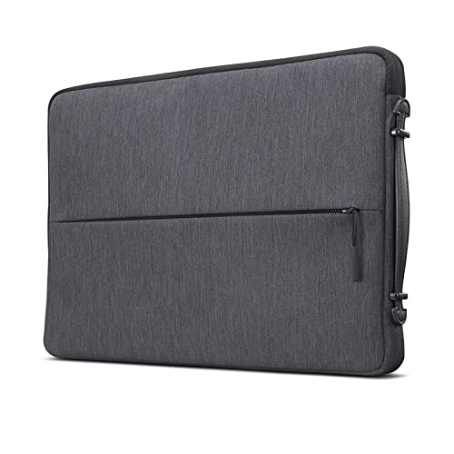 Lenovo Urban Sleeve for 14-inch Laptop/Notebook/Tablet - Water Resistant - Padded Compartments, Zippered Accessory Storage - Reinforced Rubber Corners - Extendable Handle - GX40Z50941 - Charcoal Grey
