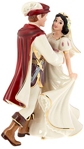 Lenox Snow White and Prince Figurine, 0.45 LB, Ivory