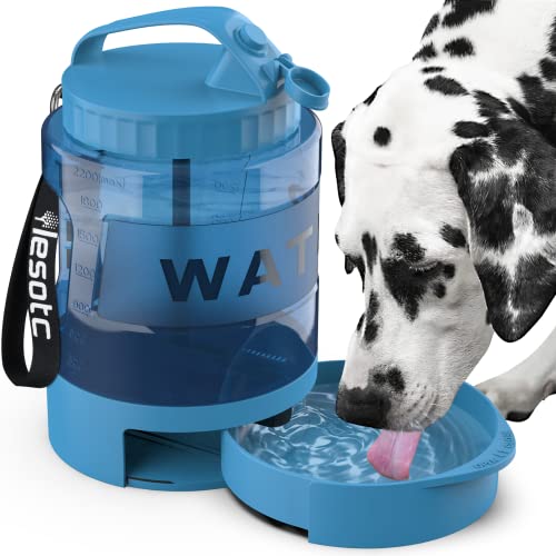thumbnail image 2 of Pup Puddle Leak Proof Insulated Dog Travel Bowl - 2 Cup Capacity Food & Water Container With Lid 2 of 12
