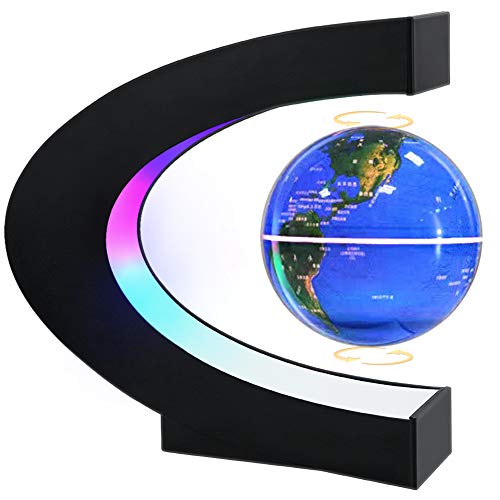 Levitating Globe with LED Light - Cool Tech Gift