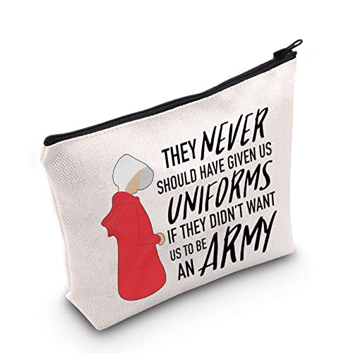 LEVLO Handmaid's Tale Cosmetic Make Up Bag Handmaid's Tale Fans Gift Handmaid's Tale Merchandise (They Never Should)
