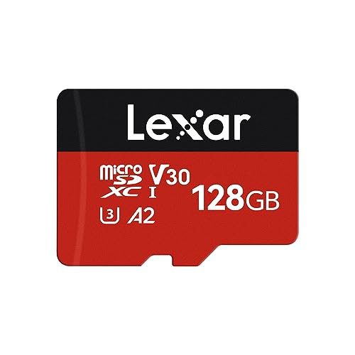 Lexar 128GB Micro SD Card with Adapter