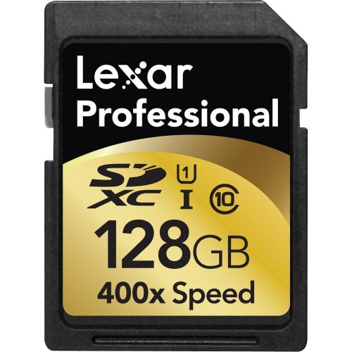 Lexar Professional 400x 128GB SDXC Flash Memory Card