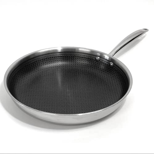 Lexi Home Stainless Steel Frying Pan 10 Inch