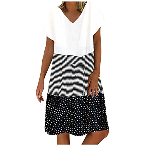 LFEOOST Women's Summer Polka Dot Maxi Dress